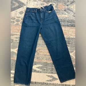 NWT Madewell Baggy Straight Jeans
